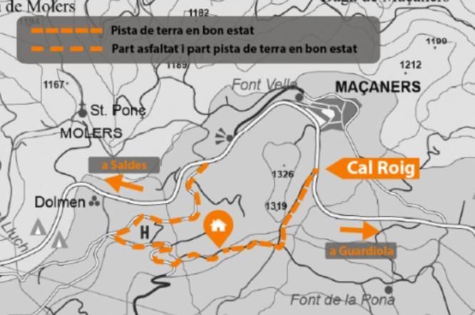 Vila Cal Roig - Pedraforca Saldés Exteriér fotografie